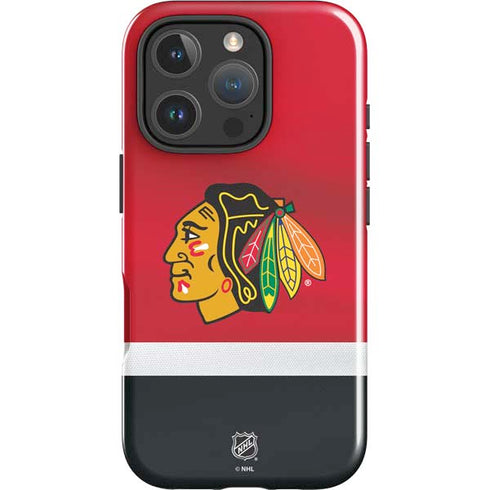 NHL Chicago Blackhawks Jersey iPhone 16 Pro Impact Case